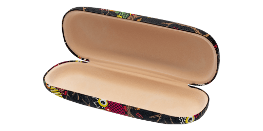 GrandOptical BL90 pouzdro na brýle hnědé se sovami